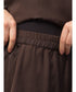 Chocolate Brown Premium Shine Nida Two pc Khimer & Skirt Ready to wear Instant Hijab cum Naqab Set