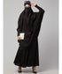 Black Premium Shine Nida Two pc Khimer & Skirt Ready to wear Instant Hijab cum Naqab Set