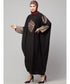 Black/Khaki Matt Nida front and sleeve embroidery contrast sleeve Kaftan