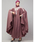 Mauve Pink Matt Nida Front to back & at hand opening Resham Embroidery Irani Kaftan