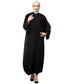 Black/Olive Premium Shine Nida Green Two Color Front Open Dubai Style Kaftan