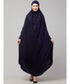 Nazneen Head to toe smocking at sleeve ready to wear one pc Jilbab with Naqab