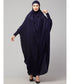 Nazneen Head to toe smocking at sleeve ready to wear one pc Jilbab with Naqab