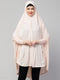 nazneen polyester jilbab khimar baby pink free size