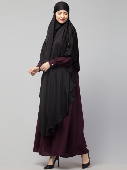 NAZNEEN TIE AT BACK LONG PRAYER HIJAB