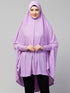 Nazneen stretchable Jersey smoking at sleeve Jilbab cum prayer khimar Hijab