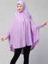 Nazneen stretchable Jersey smoking at sleeve Jilbab cum prayer khimar Hijab