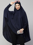 Nazneen stretchable Jersey smoking at sleeve Jilbab cum prayer khimar Hijab
