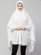 Nazneen stretchable Jersey elastic at wrist with sleeve Jilbab cum prayer khimar Hijab