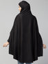 Black Polyester Gold Printed Hijab