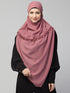 Nazneen Frill around shoulder, Triangle instant ready to wear tie at back Trendy Hijab