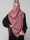 Nazneen Frill around shoulder, Triangle instant ready to wear tie at back Trendy Hijab