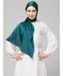 Peacock Teal Silky Satin Royal Touch Silky Shiny Solid Hijab