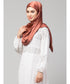Rose gold Silky Satin Royal Touch Silky Shiny Solid Hijab