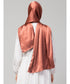 Rose gold Silky Satin Royal Touch Silky Shiny Solid Hijab