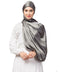 Steel Grey Silky Satin Royal Touch Silky Shiny Solid Hijab