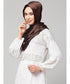 Chocolate Brown Silky Satin Royal Touch Silky Shiny Solid Hijab