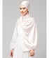 Pastel Pink Silky Satin Royal Touch Silky Shiny Solid Hijab