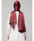 Scarlet Maroon Silky Satin Royal Touch Silky Shiny Solid Hijab