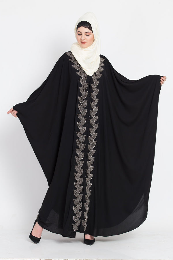 Nazneen Hand Work Front Open Party Kaftan