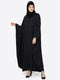 Nazneen Pearl Beaded Black Kaftan