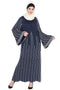Nazneen Full Hand Work Pearls Embellished Wedding Abaya