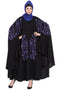 Nazneen Purple Embroidered Irani Kaftan