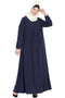 Nazneen Four Pleats At Bust Casual Abaya
