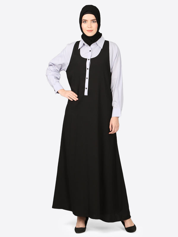 Nazneen Executive Two Color Abaya