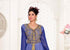 Royal Blue Georgette Zari Work Kaftan for Occasions