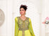 Yellow & White color luxurious Handmade Moroccan Kaftan with hijjab