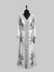Off White color luxurious Full Sleeves Handmade Moroccan Kaftan.