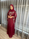Maroon Wedding Kaftan for Women