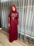 Maroon Wedding Kaftan for Women