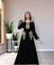 Royal Velvet Moroccan Dubai Kaftan Party Wear Wedding Women Dress Kaftan Takshita Wear Dress