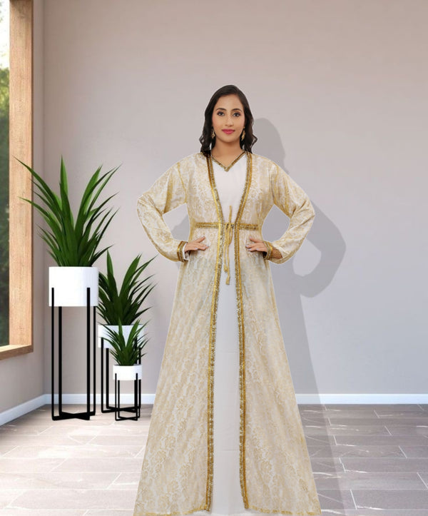 Sale!! Moroccan Dubai Kaftan Fashion African Attire Bridesmaid Abaya Gown For Women Dress