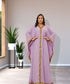 Lilac Georgette Sequin Work Kaftan