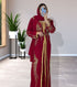 Sale Dress Moroccan Dubai Kaftan Wedding Bridesmaid African Abaya Gown Women Dress 107