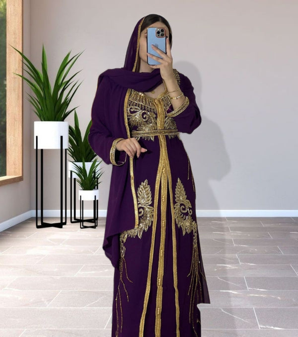 Sale Dress Moroccan Dubai Kaftan Wedding Bridesmaid African Abaya Gown Women Dress 108