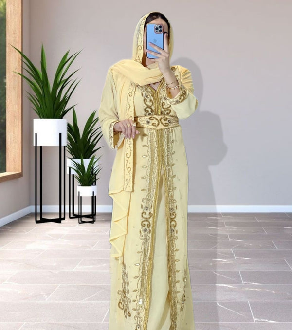 Sale Dress Moroccan Dubai Kaftan Wedding Bridesmaid African Abaya Gown Women Dress 109