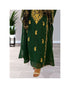 Green Georgette Zari Work kaftan