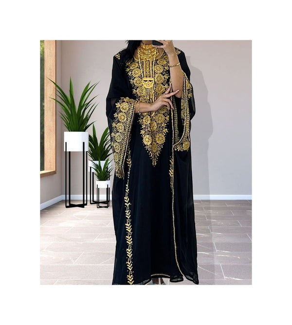 Black Reception Kaftan for Women