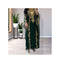 Forest Green Georgette Zari Work Kaftan