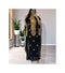 Black Kaftan Handcrafted Georgette Embroidered Work Party Wear Fully Stitched Dresses 0222