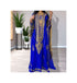 Ink Blue Handcrafted Kaftan for Women