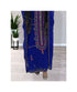 Royal-Blue Kaftan Handcrafted Georgette Embroidered Work Party Wear Fully Stitched Dresses 0236