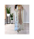 White Kaftan Handcrafted Georgette Embroidered Work Party Wear Fully Stitched Dresses 0237