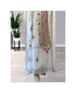 White Kaftan Handcrafted Georgette Embroidered Work Party Wear Fully Stitched Dresses 0237