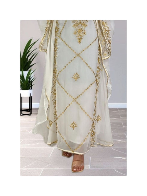 White Wedding Kaftan for Woemn