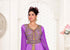 Purple & White color luxurious Handmade Moroccan Kaftan with hijjab
